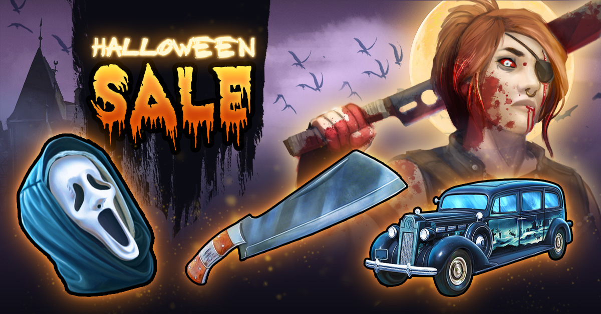 Zombie Slayer Halloween Sale Banner