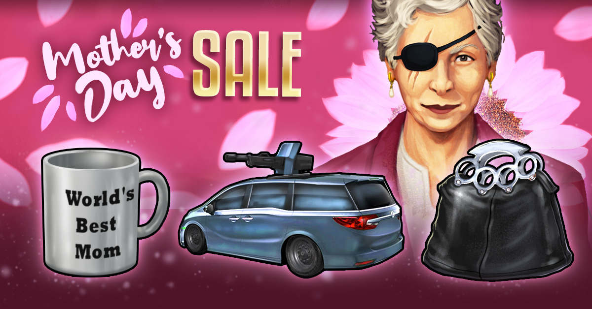 zombie slayer mother's day sale banner