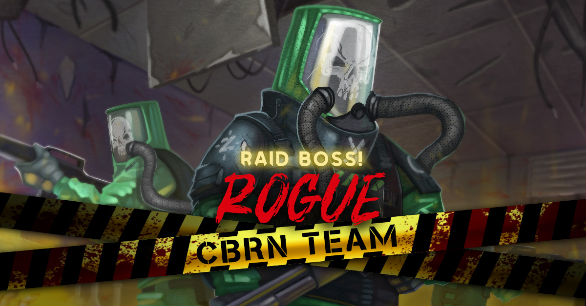 zombie slayer raid boss banner rogue cbrn team