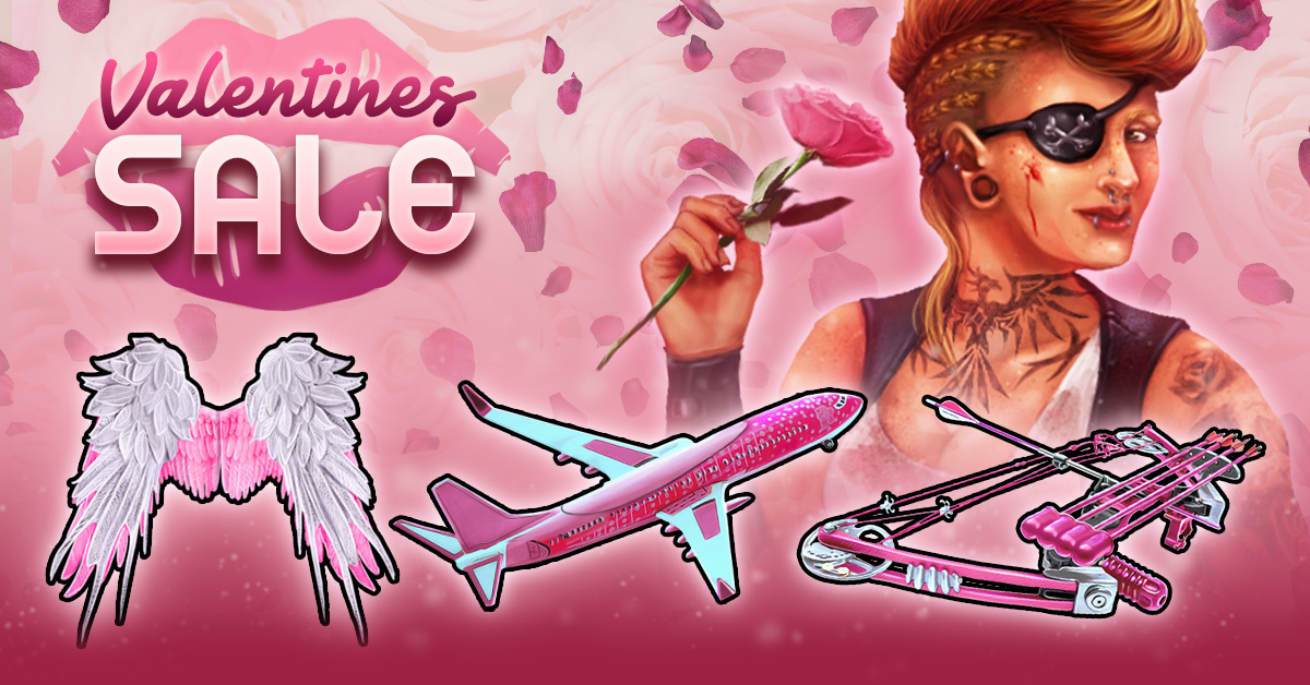 Zombie Slayer Valentine's Sale Banner