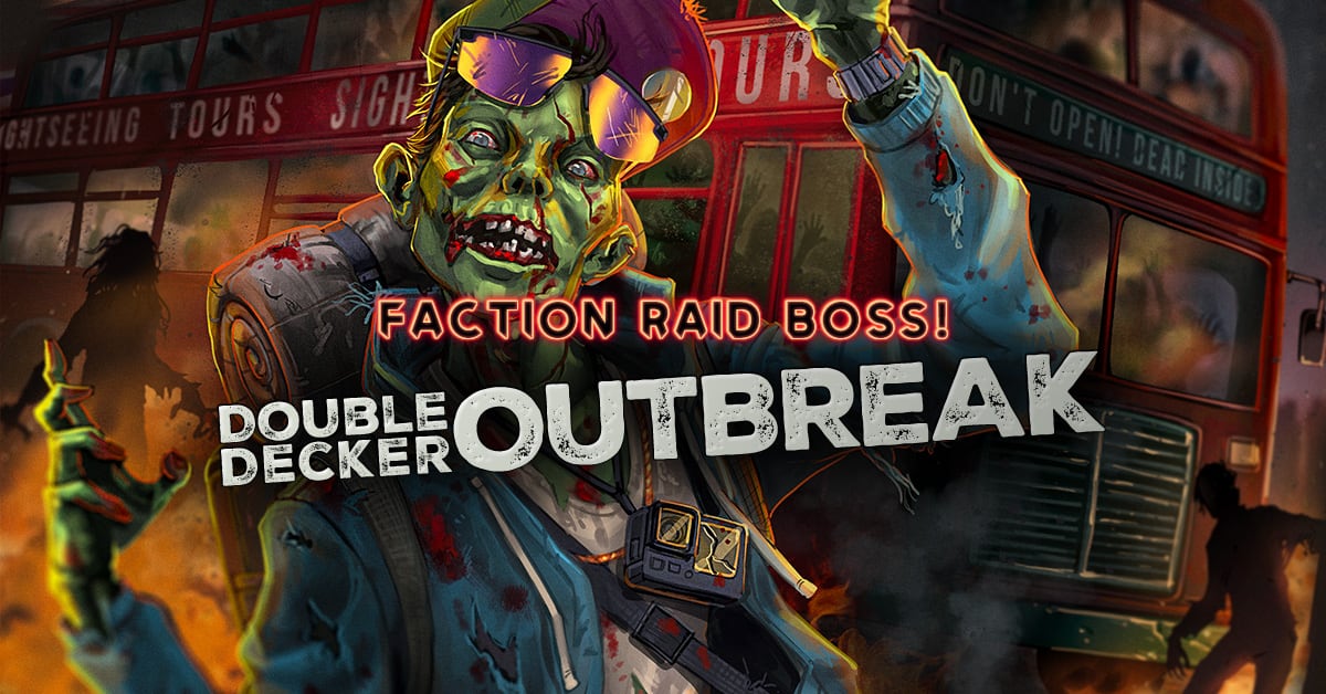 Double Decker Outbreak Zombie Slayer Raid Boss Banner
